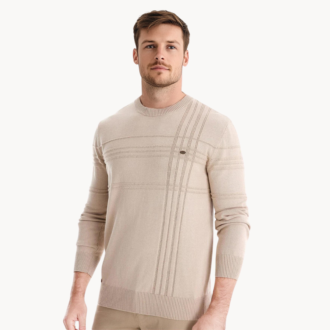 MIRAVO | Maglione elegante da uomo con design a quadri