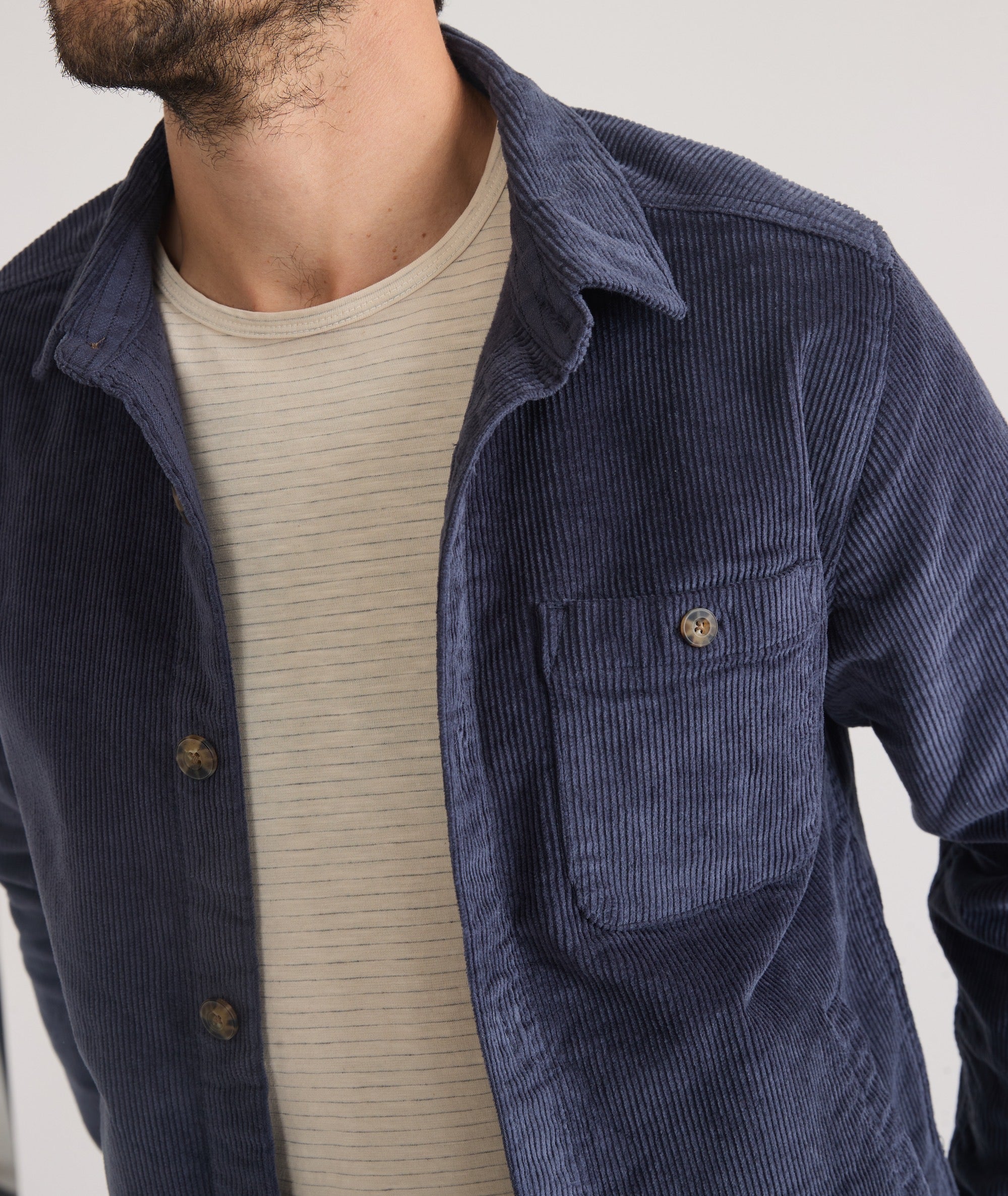 Max Stretch Corduroy Overshirt